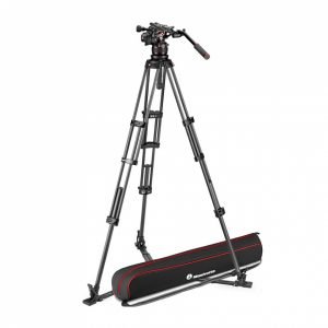 Kit Manfrotto Tripode fibra de carbono Twin GC + Rótula Nitrotech 612 + Bolso