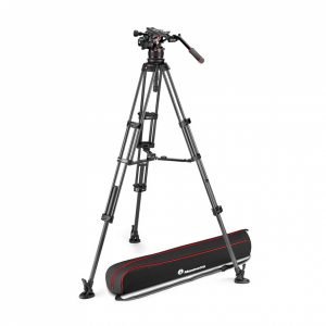 Kit Manfrotto Tripode fibra de carbono Twin MC + Rótula Nitrotech 612 + Bolso