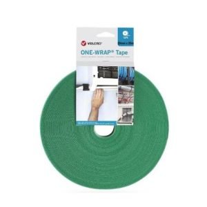 Cinta Velcro OneWrap verde 2cmx25m