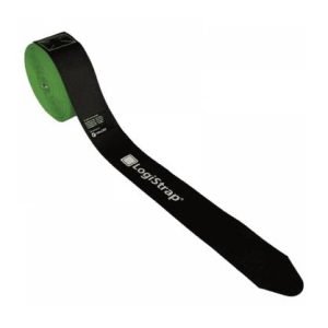 Correa de sujeción verde Velcro Logistrap 5cmx600cm