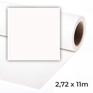 Fondo papel Savage 2,72 x 11m Super White 1