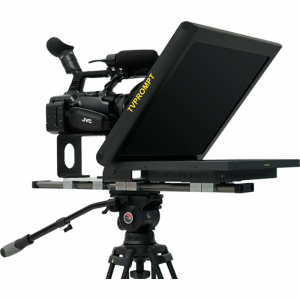 TVPrompt Lightweight Studio Teleprompter 24-inch Standard Brightness Monitor with 24-inch Talent Monitor